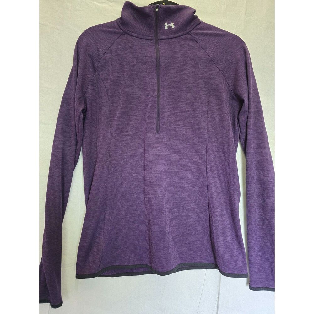 Under Armour Women's Fitted 1/4 Zip Pullover Size M Purple